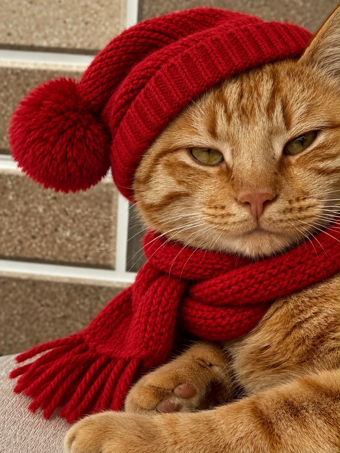 Ginger cat in Baku